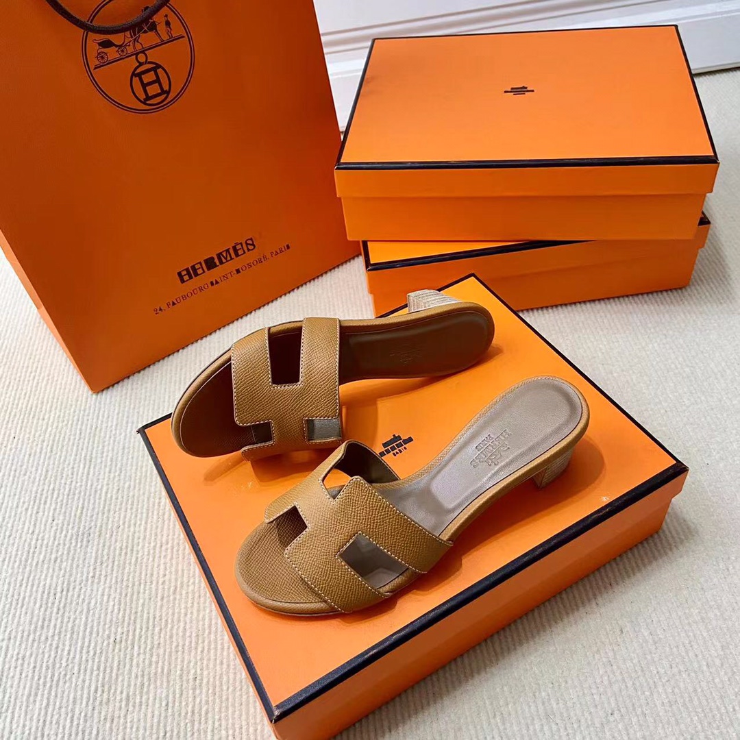 에르메스 올수공 오아시스 슬리퍼 샌들 앱송 43